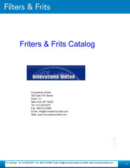 Filters and Frits