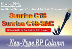 Multi-Mode Separation Sunrise C18 and C18-SAC Silanol Activity Controlled C18